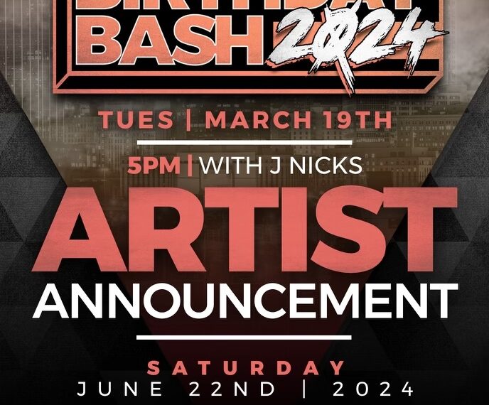 Birthday Bash ATL 2024 Artist Announcement Voice U Can Hear